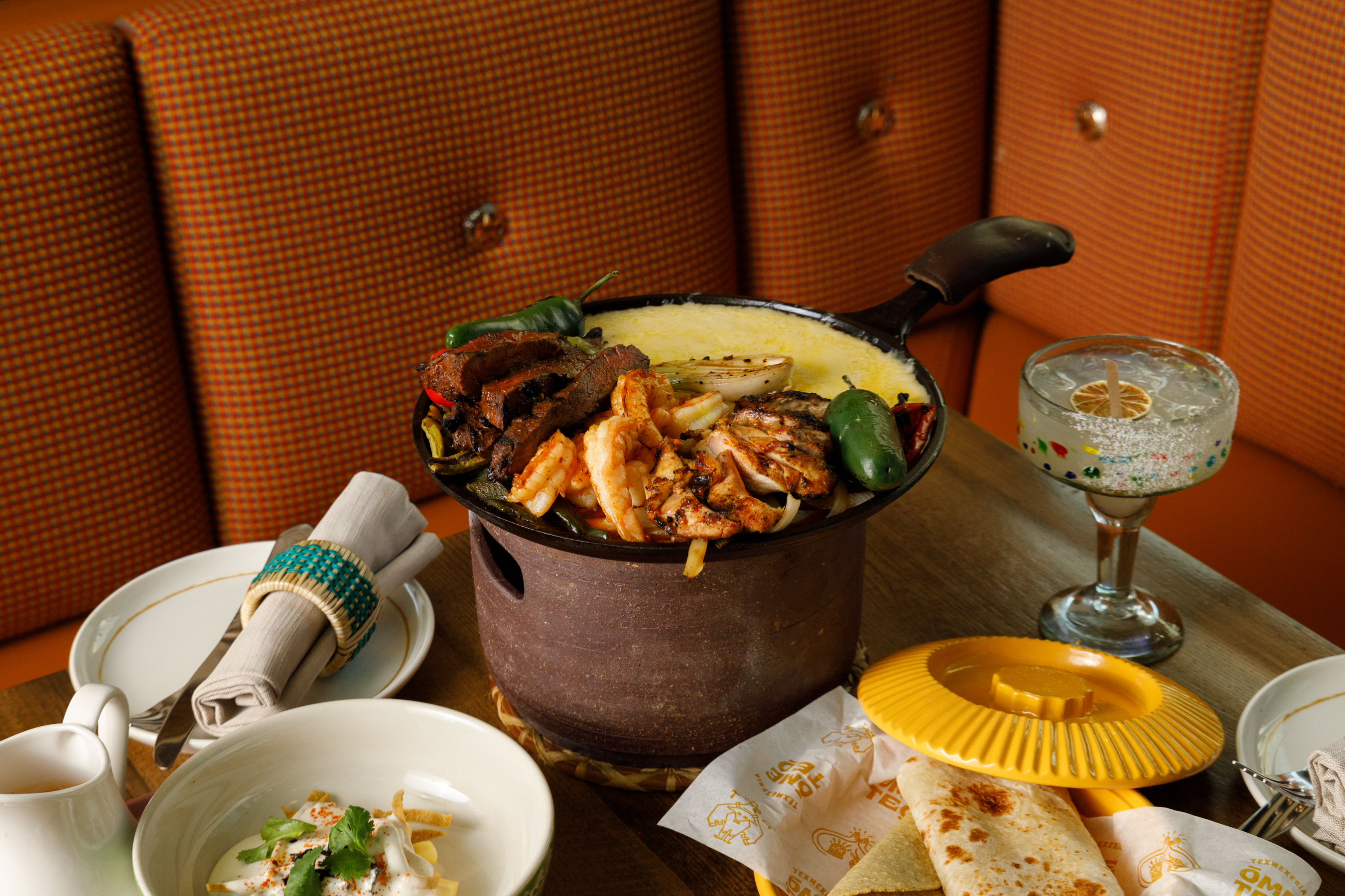 Fajitas, Steak, Chicken, Shrimp