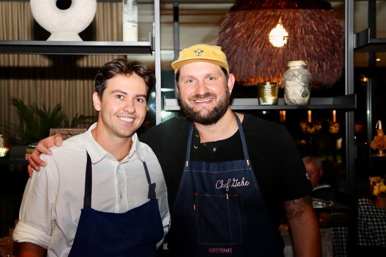 Chef Kaelin Ulrich Trilling and Chef Gabe Erales
