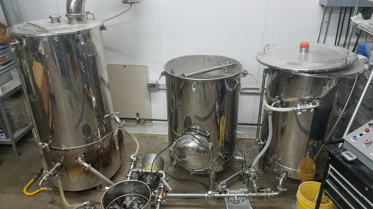 3bbl brewhouse used to open The Valley's Brewery