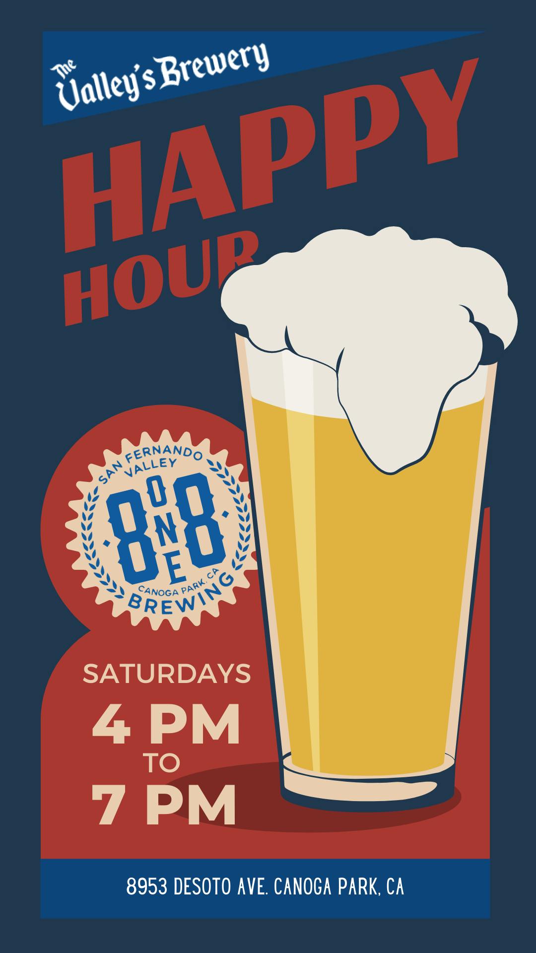 Valley Happy Hour @ 8one8 (818)
