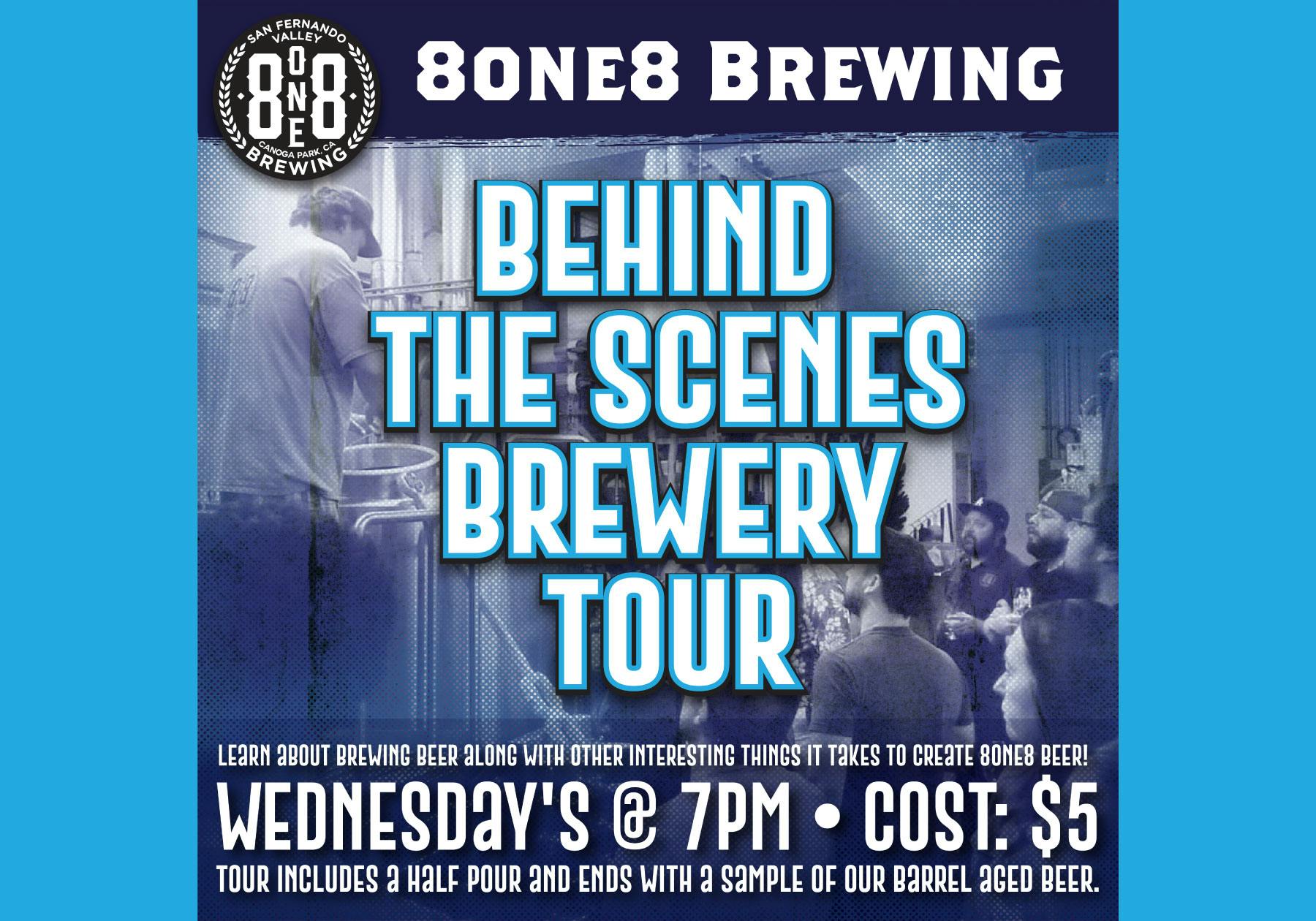 818 brewery tour flyer