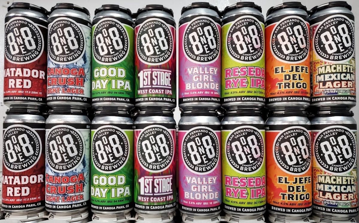 8one8 beer cans