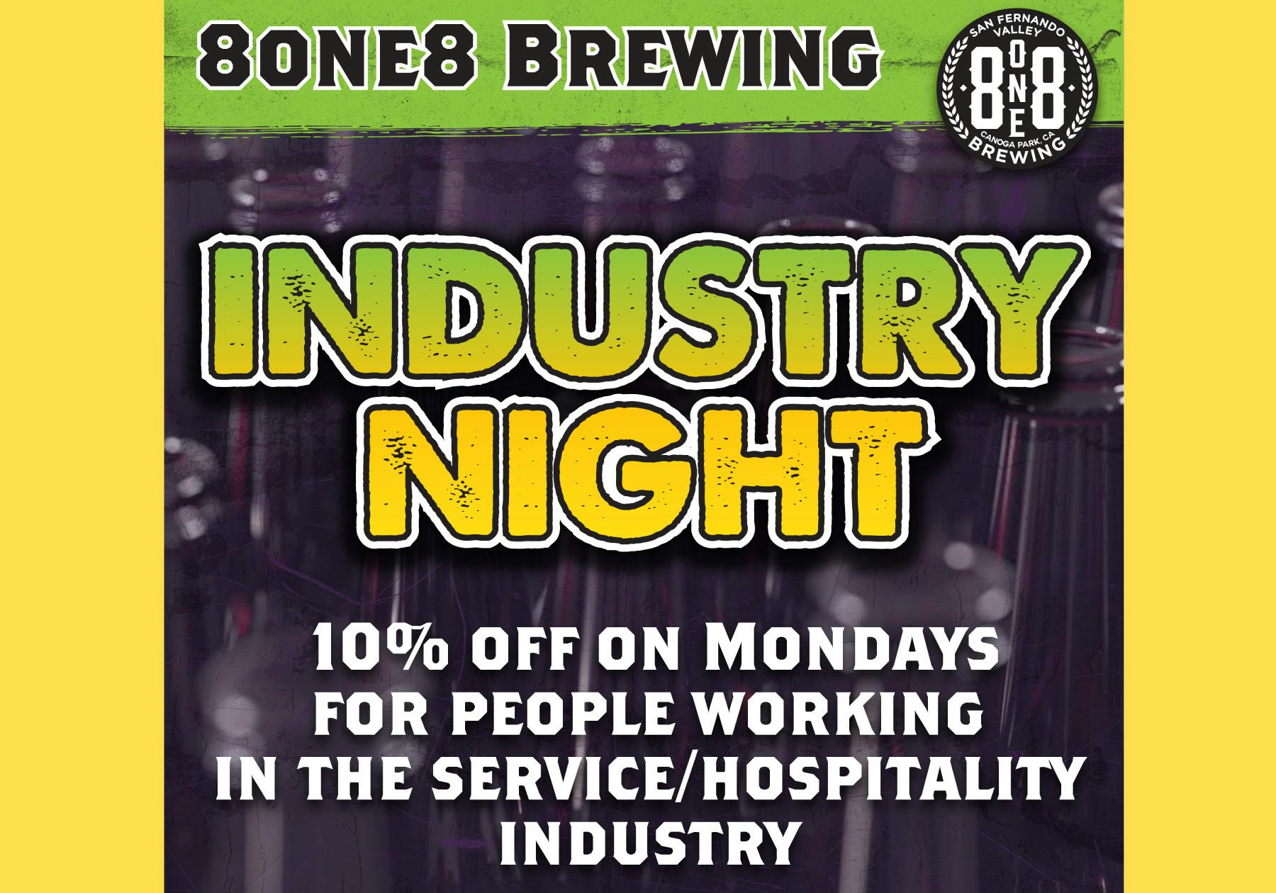 service industry night in the san fernando valley
