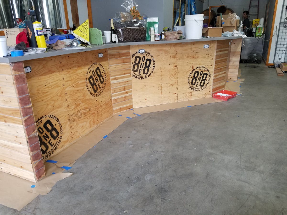 818 bar front coming to life