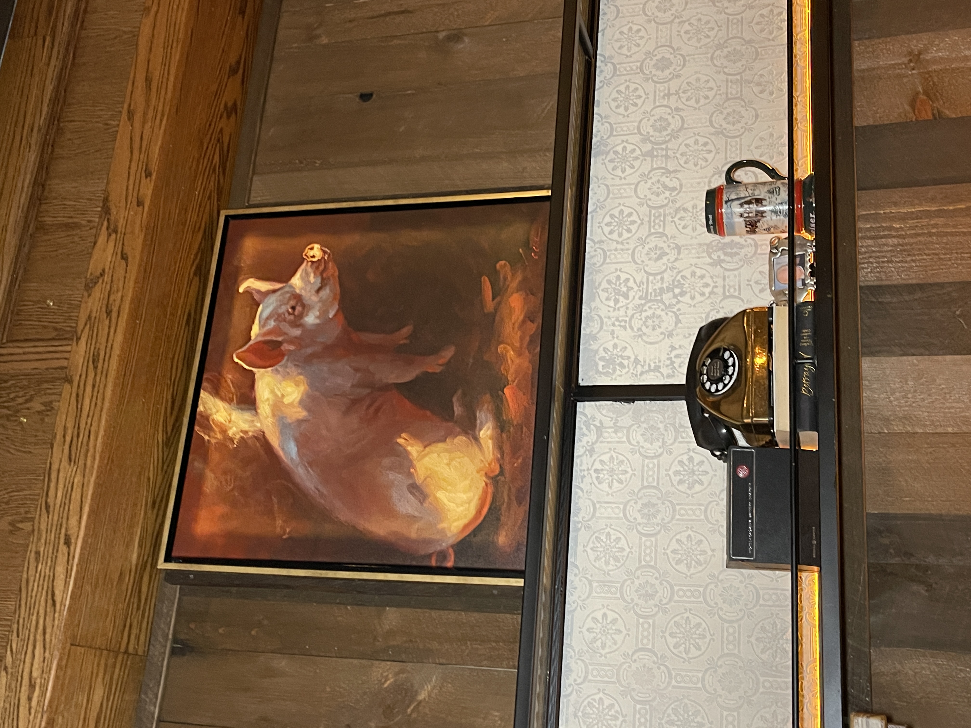 Pig painting