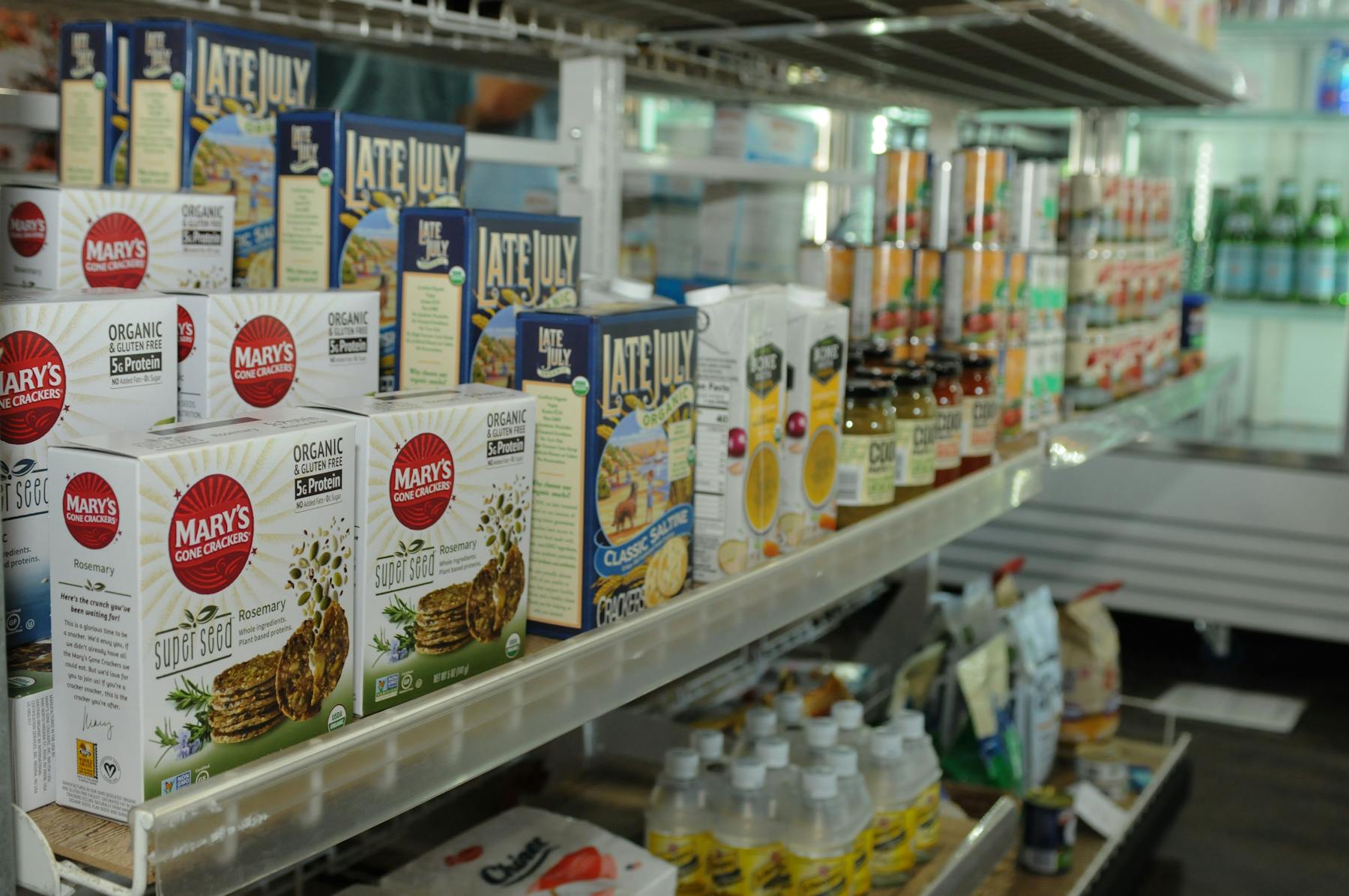 a store filled with lots of food