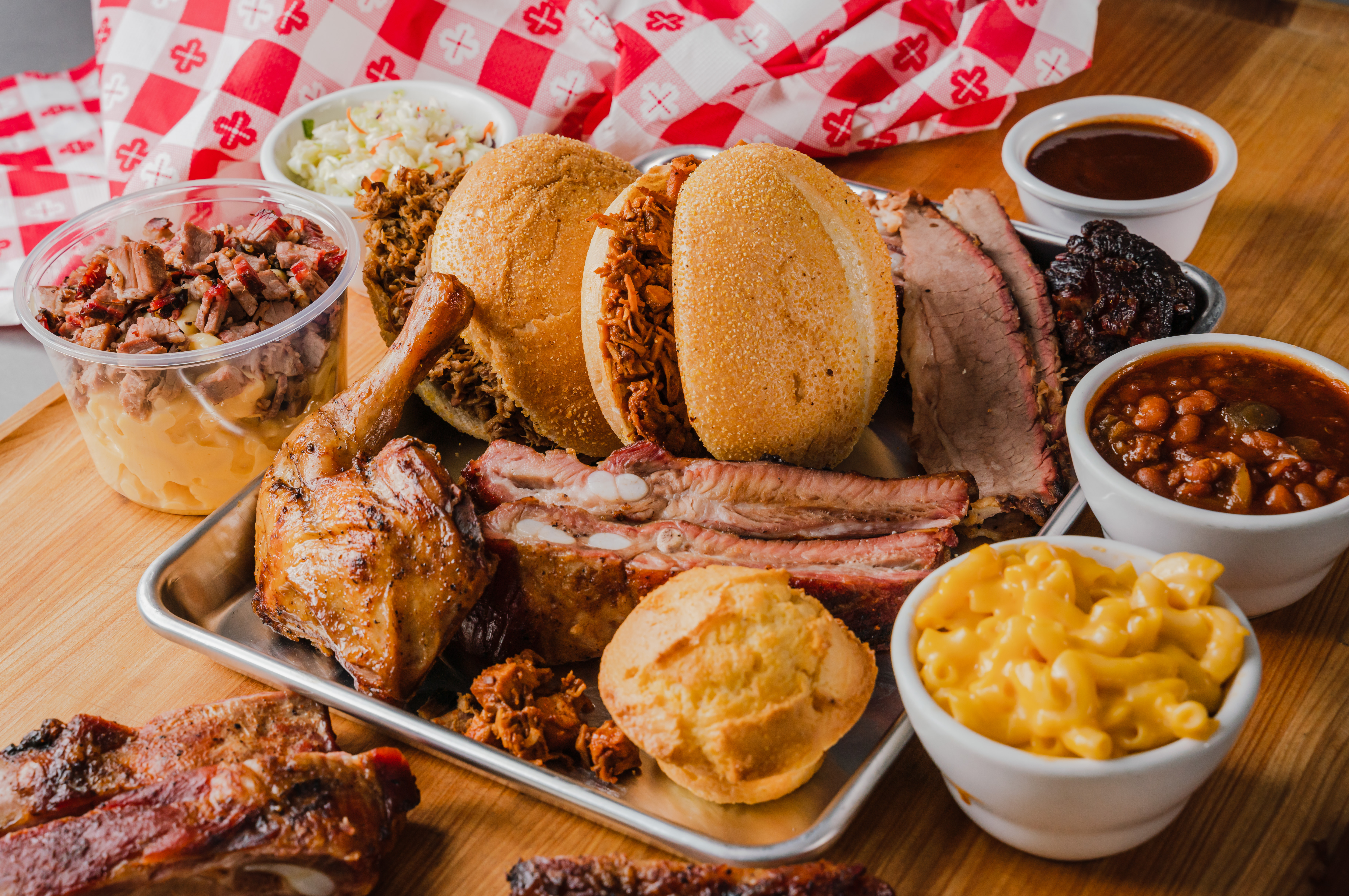 a bowl of food on a table