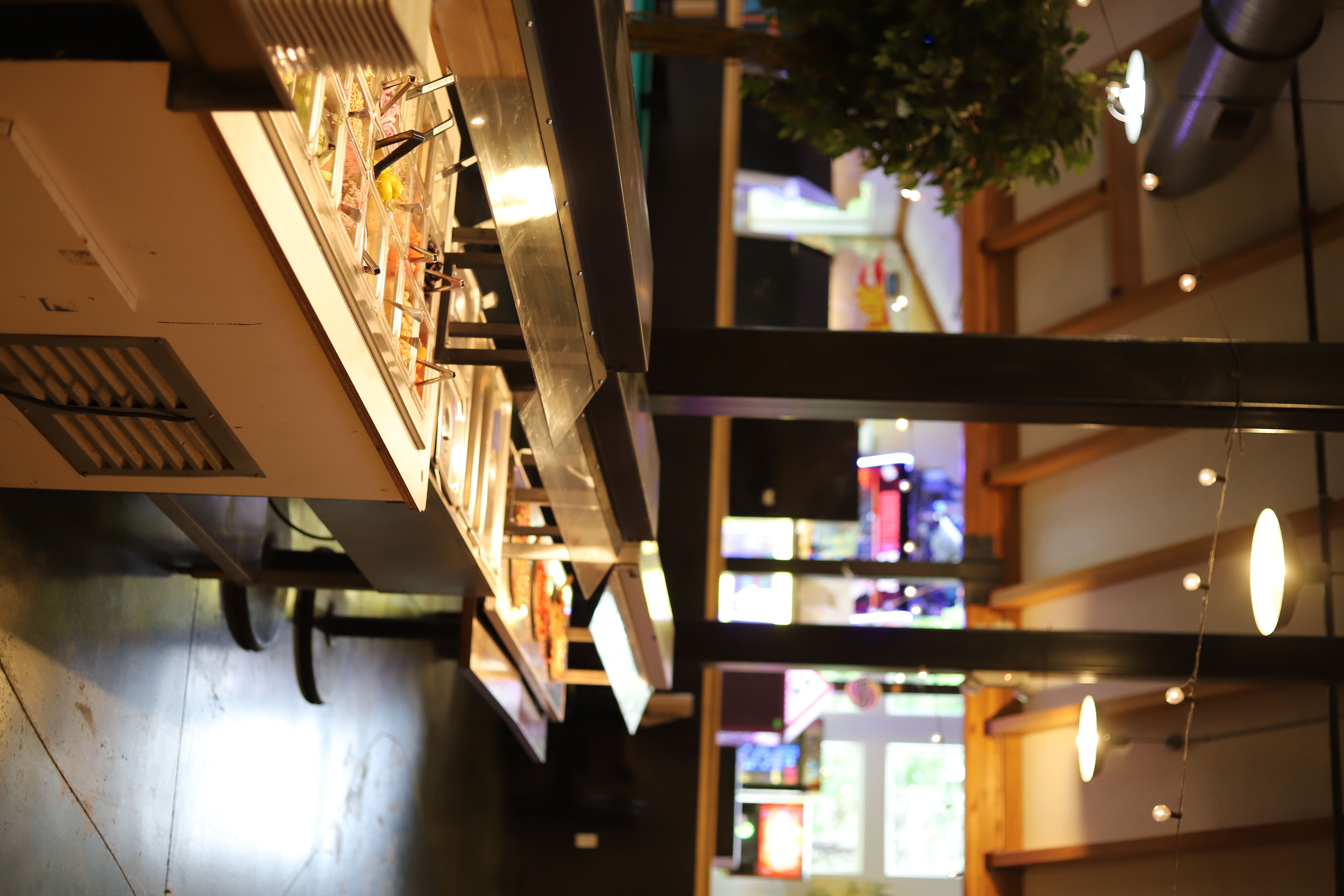 Freshly prepared hot bar and buffet at Wild River