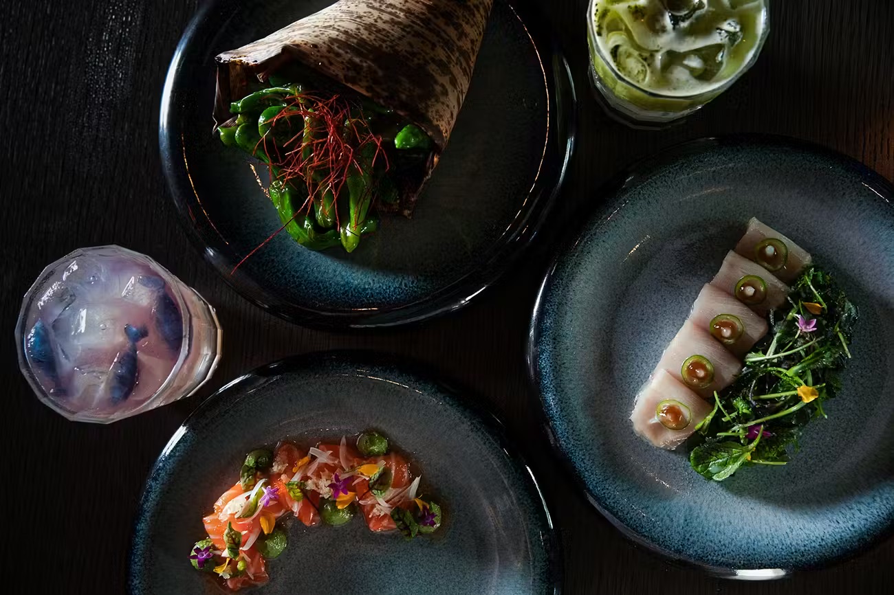 Sushi to-go order with signature maki rolls and poke from Ro Hyde Park in Tampa