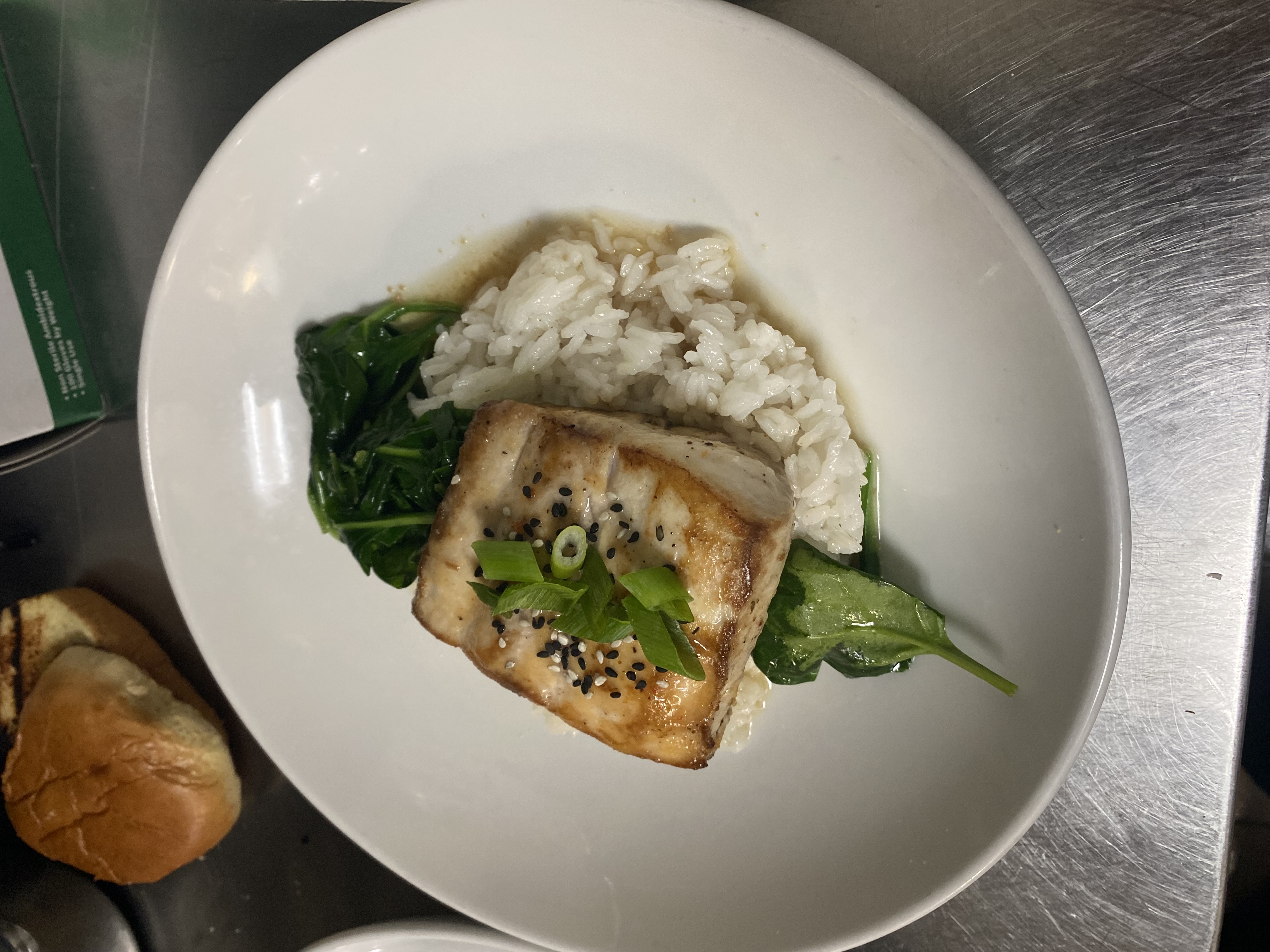 a plate of food