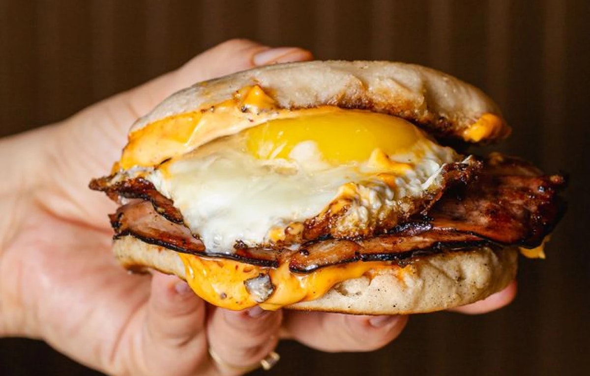 Egg and cheese sandwich