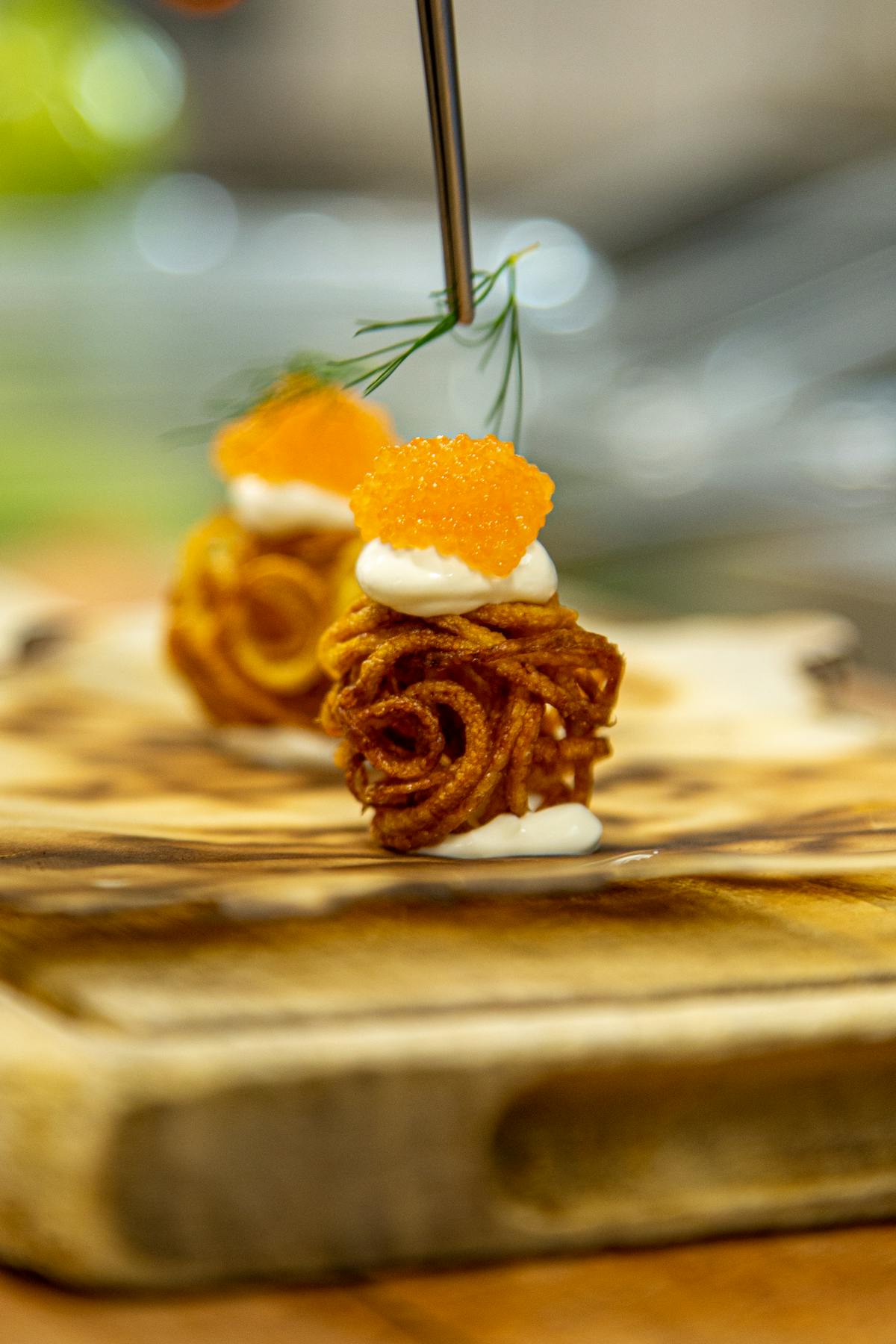 a piece of cake sitting on top of a wooden table