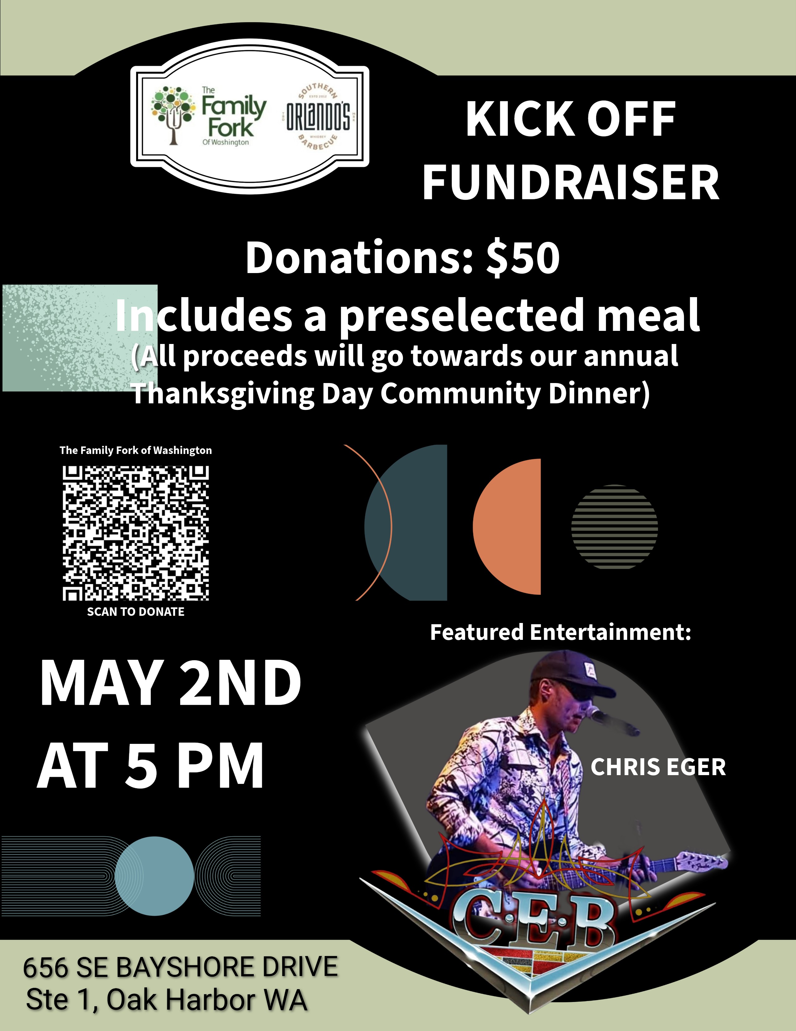 a poster for a charity event