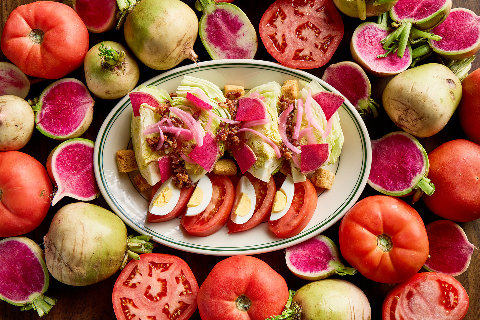 a plate with food