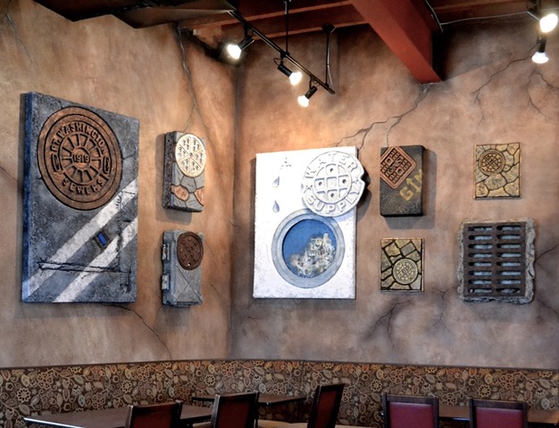 photo of grate works art by Bobbi Mastrangelo