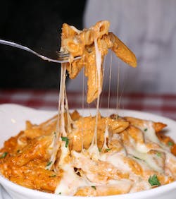 a plate of food on a table