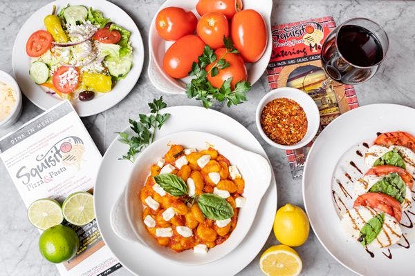 a bowl of food on a table