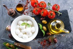 a close up of food on a table