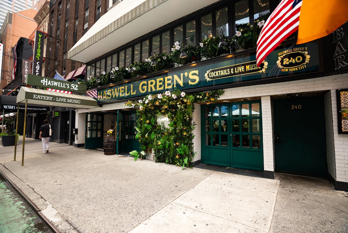 a store front at day