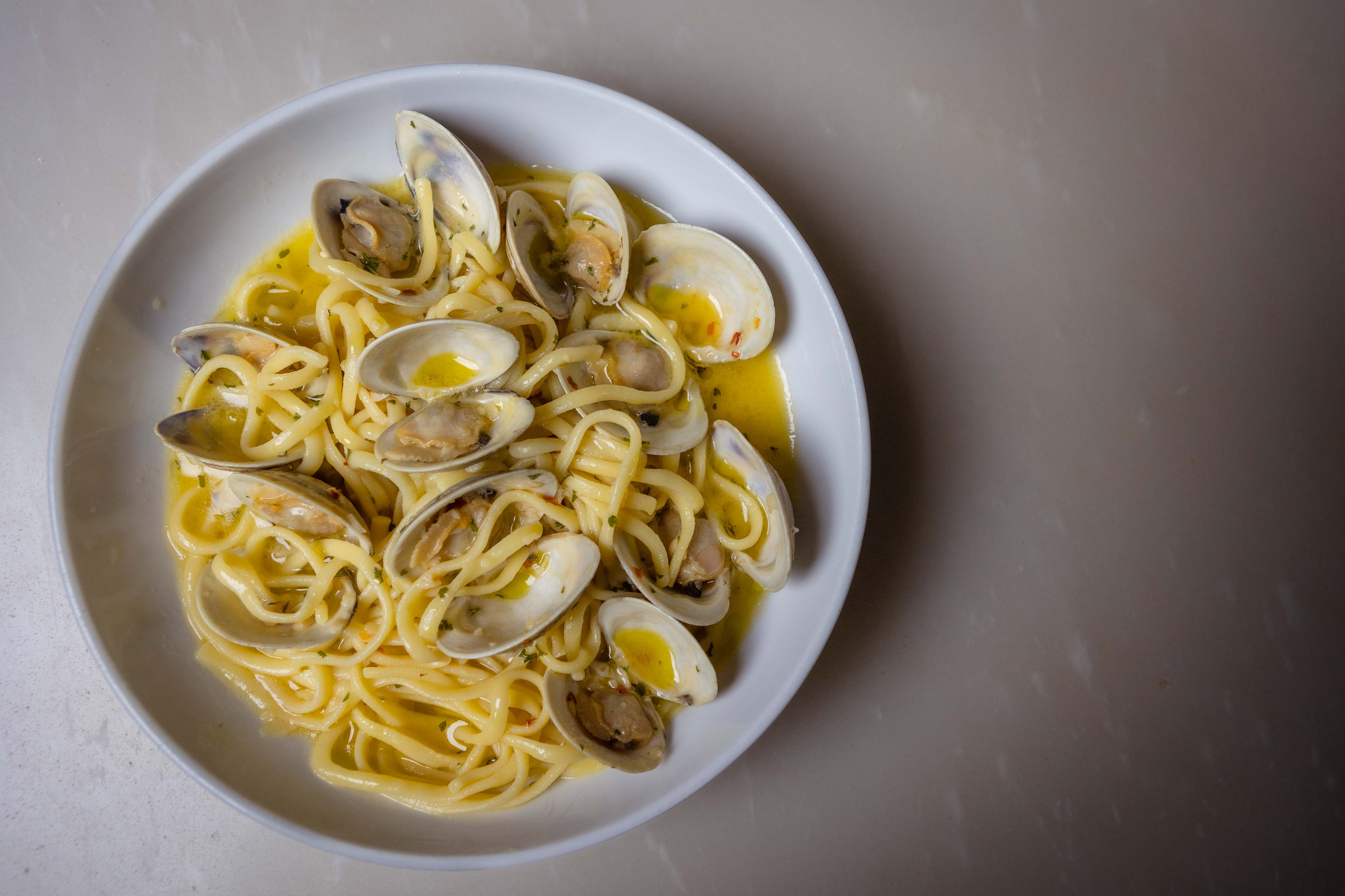 a bowl of food on a plate
