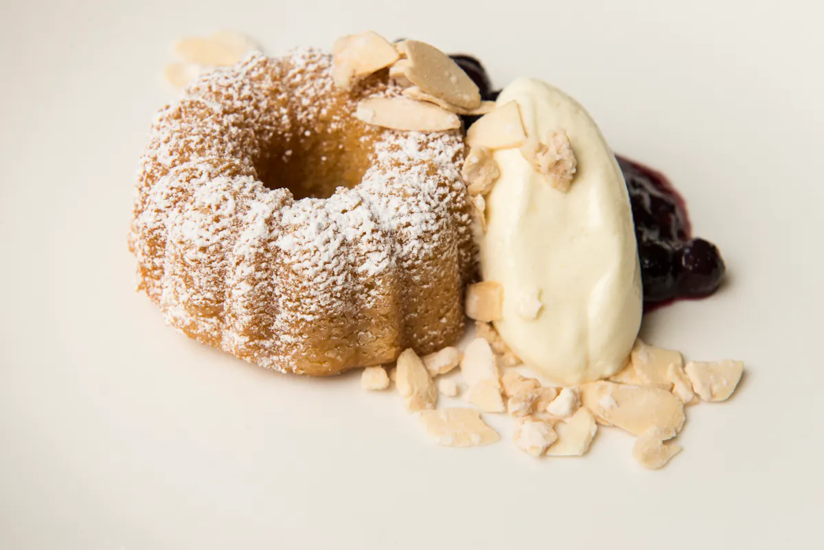 a chocolate covered donut