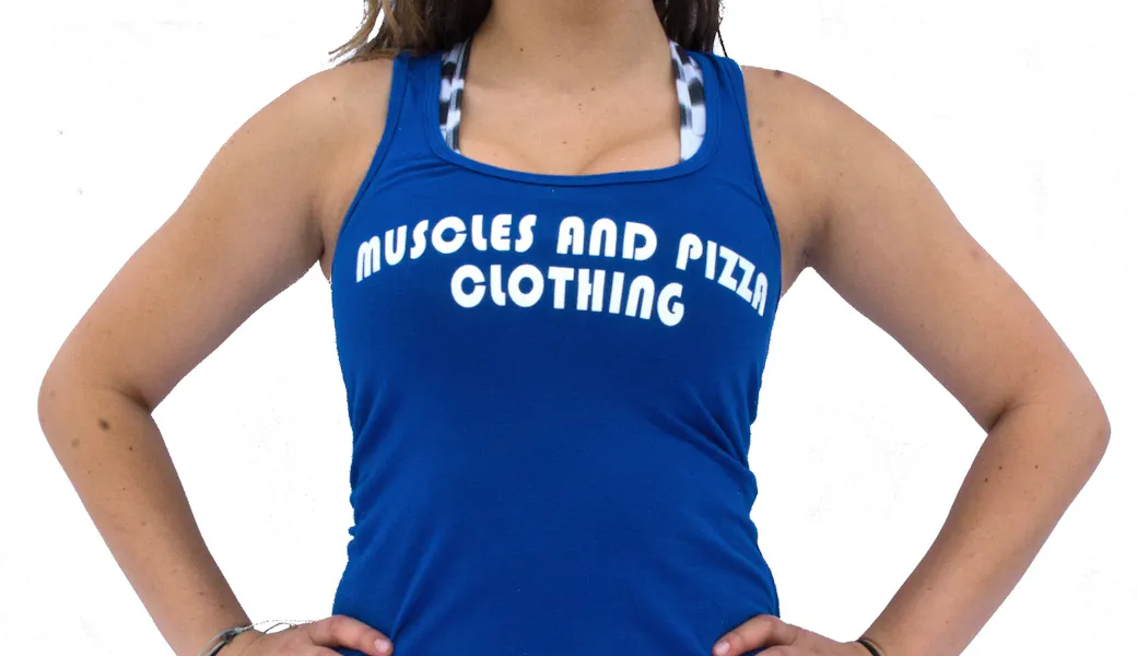 Navy Blue Womens Tank Top Brother Bruno