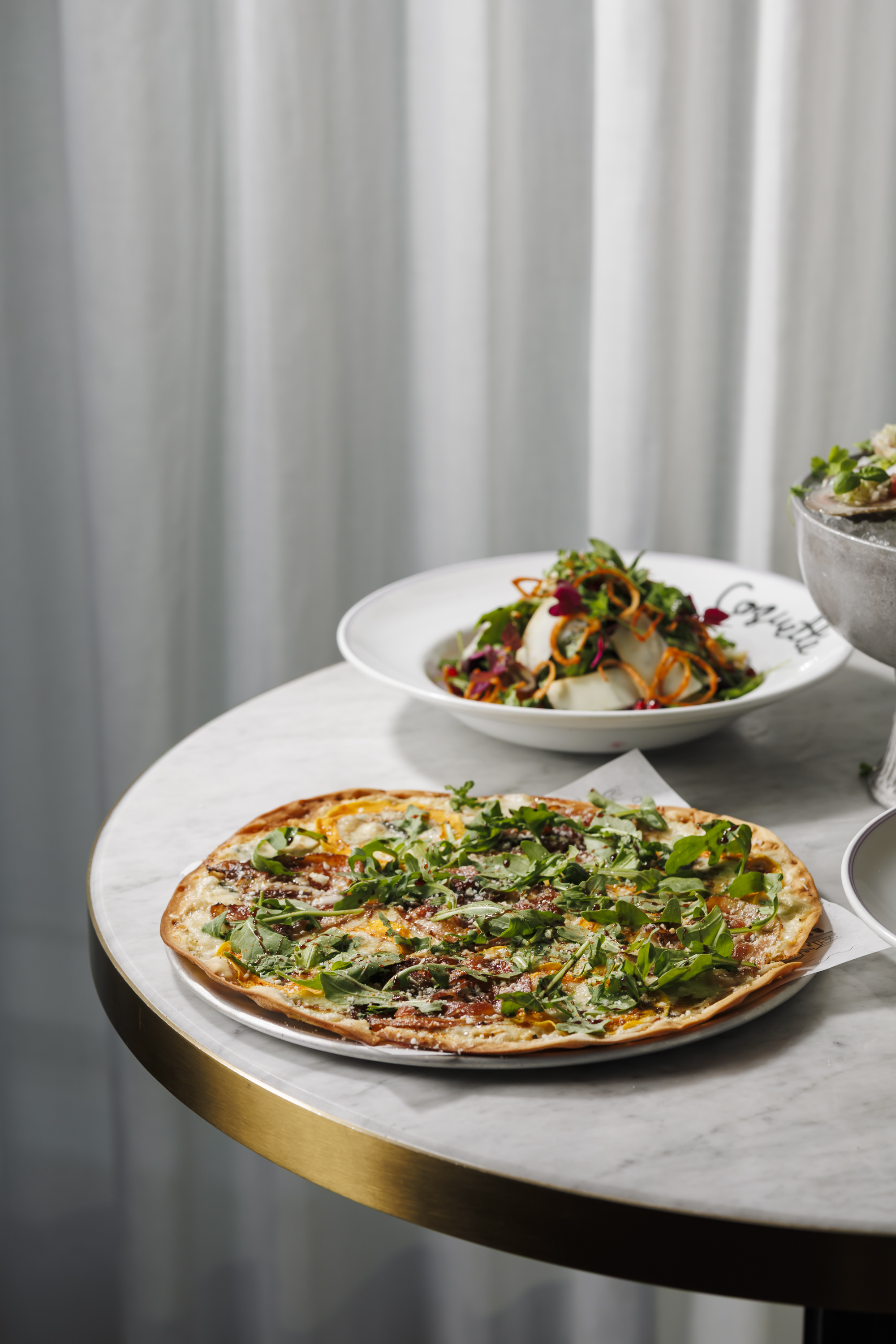 a bowl of food on a table