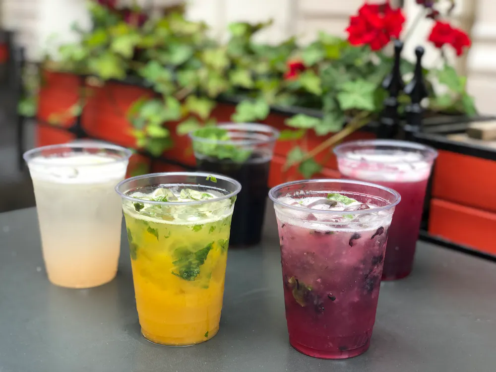 a glass of orange juice