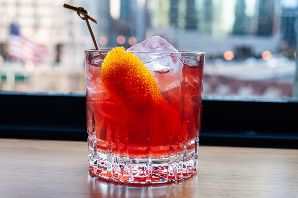 a glass of orange juice