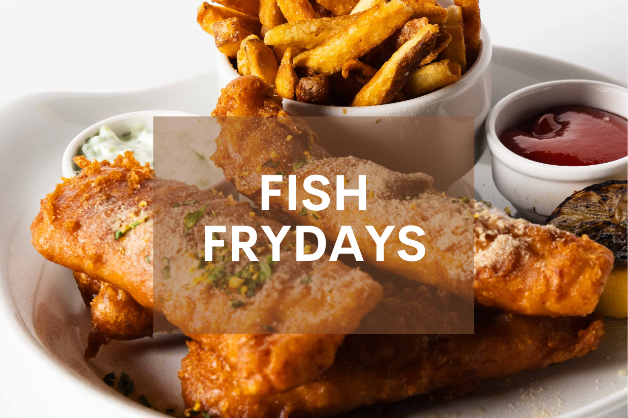 a plate of fried food with sauces and a bowl of fries