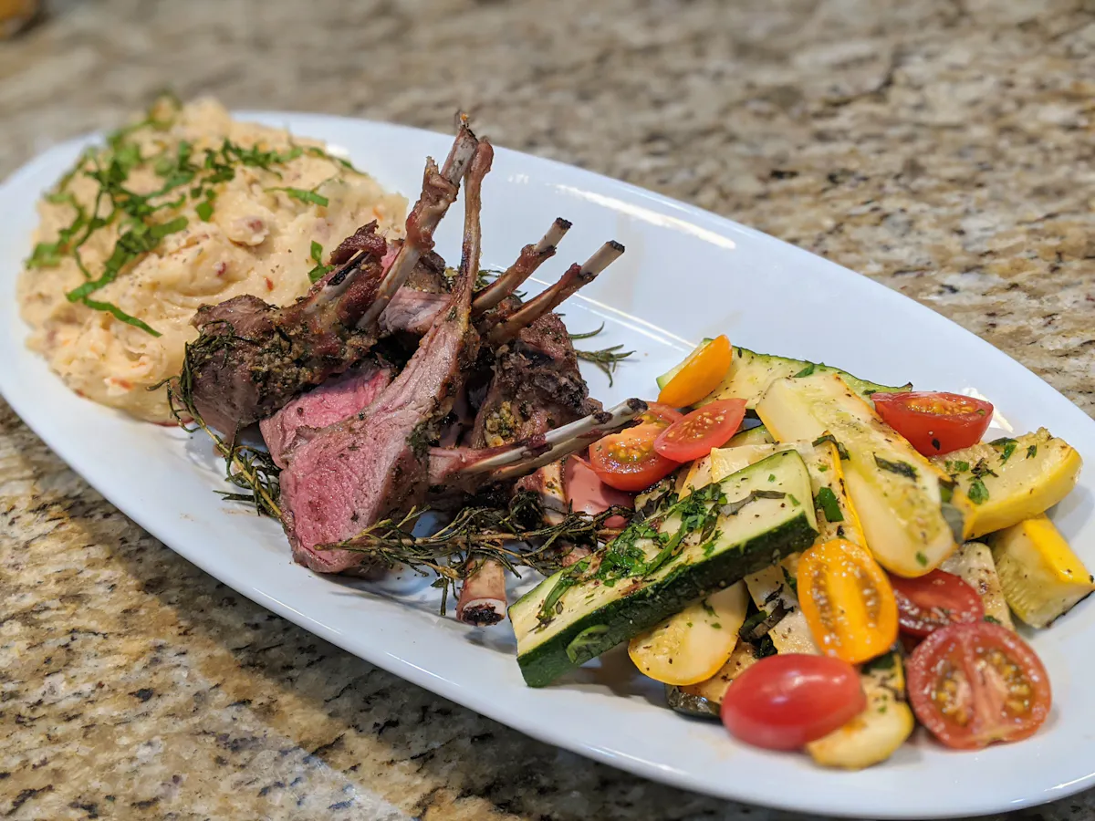 a plate of food