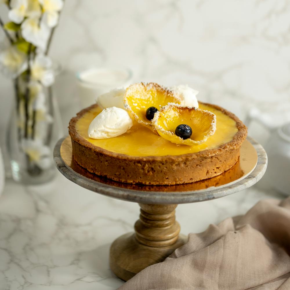 a cake sitting on top of a table