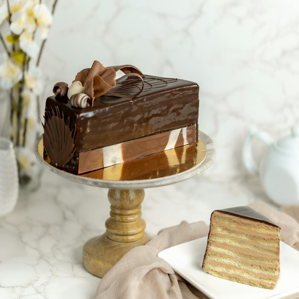 a cake sitting on top of a table