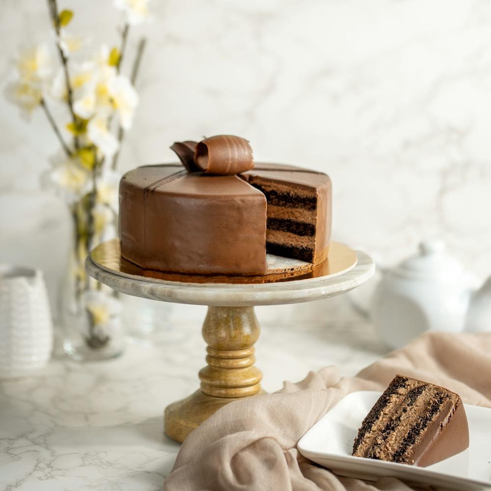 a cake sitting on top of a table