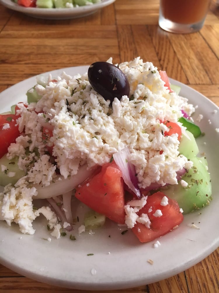 a plate of food on a table