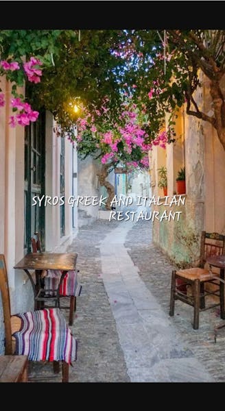 Hours & Location Syros Greek and Italian Restaurant in Lynden, WA