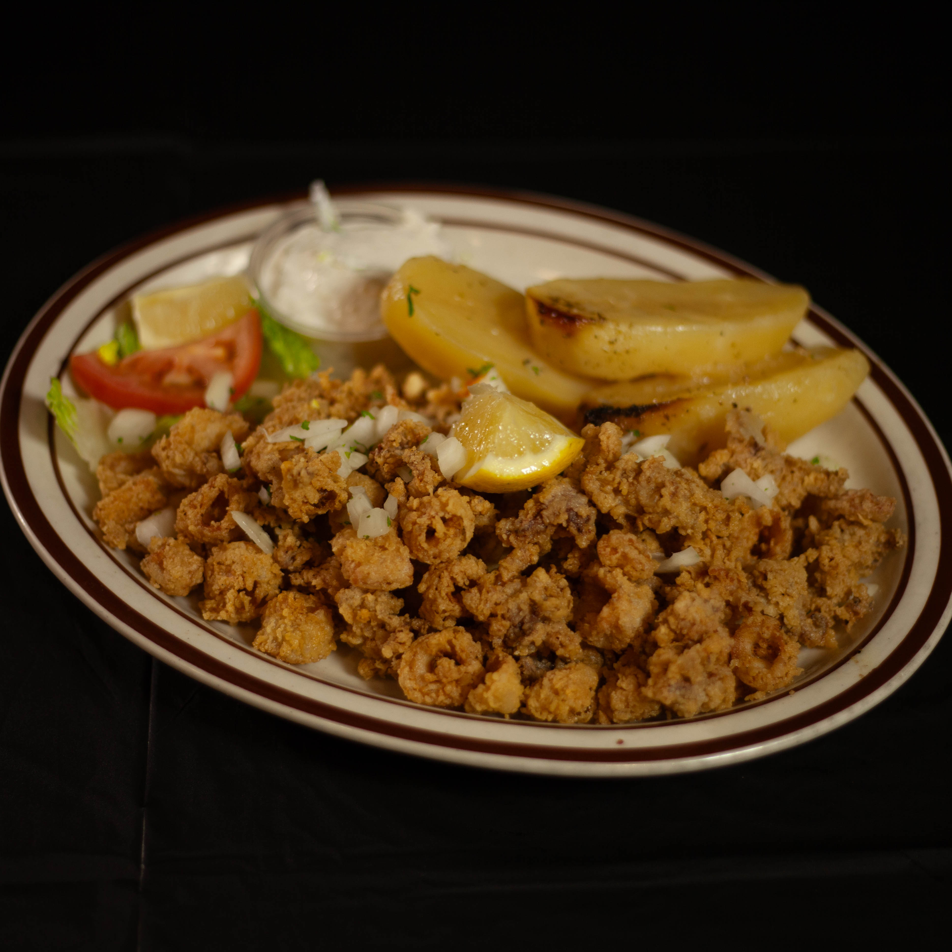 a bowl of food on a plate