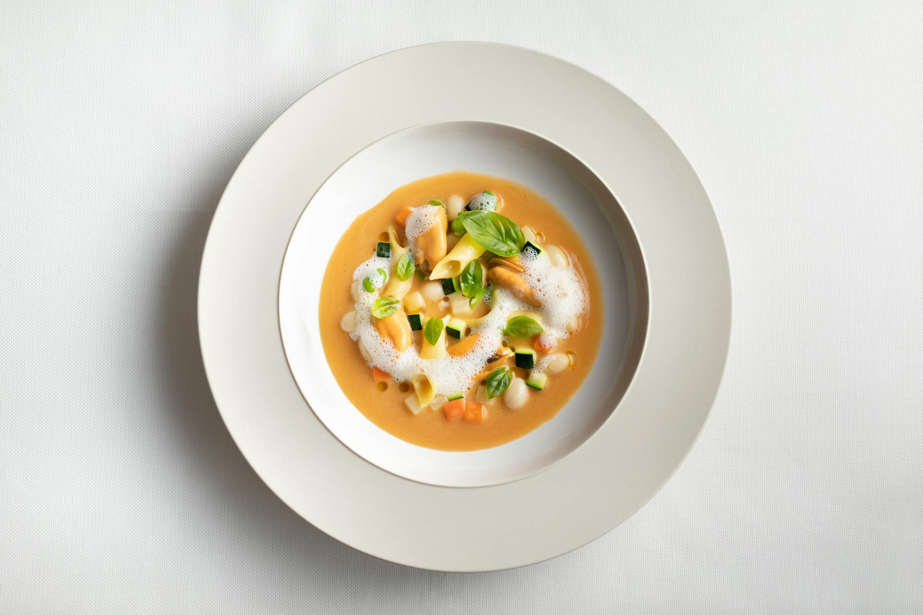 a bowl of food on a plate