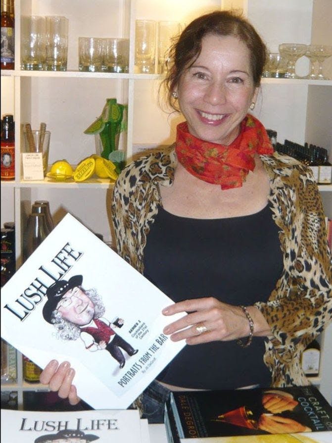 a woman holding a book