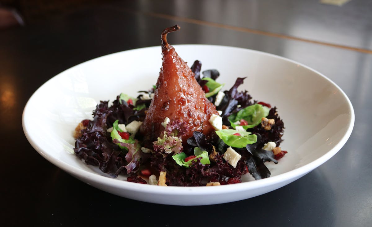 a bowl of food on a plate