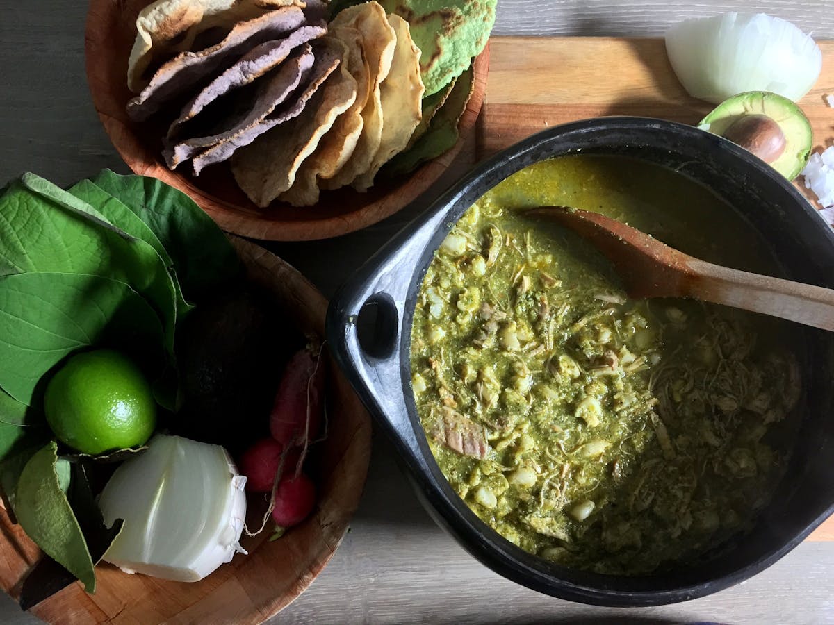 a bowl of food on a table