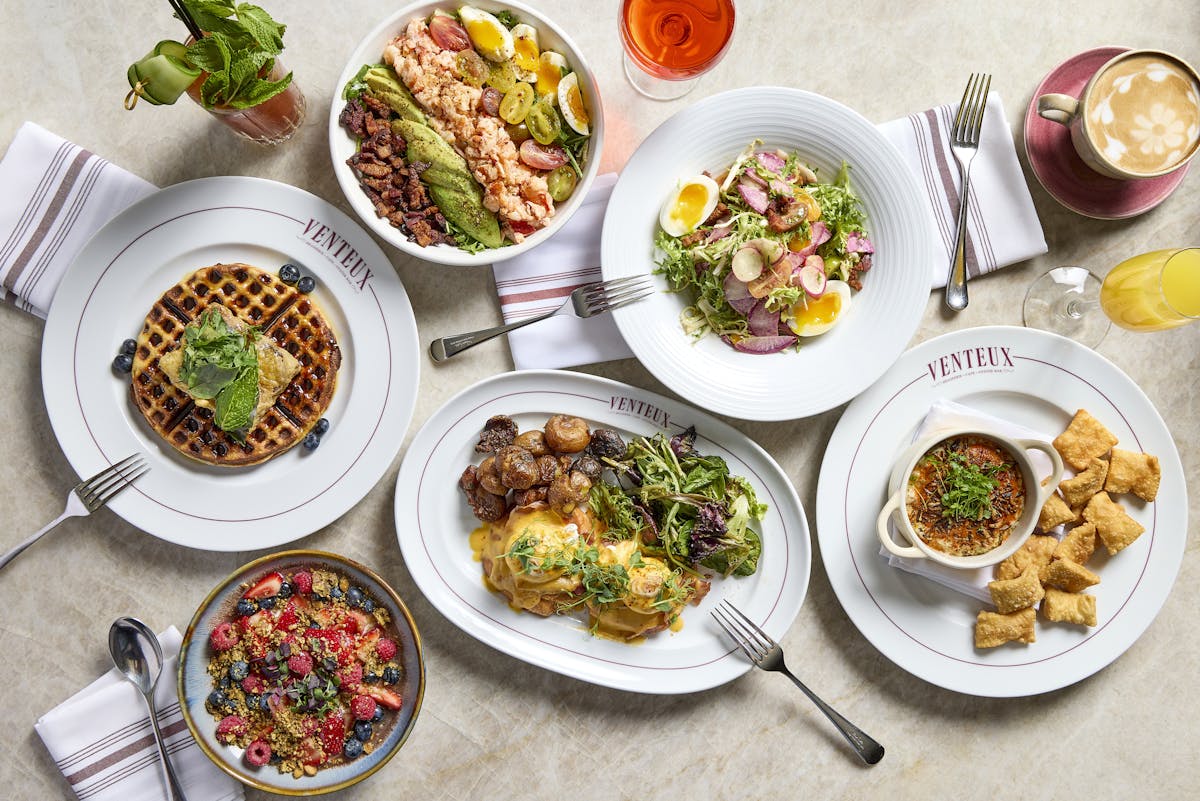 a plate of food on a table