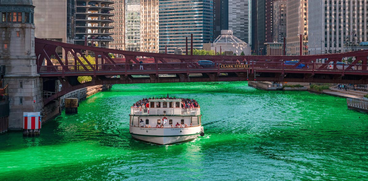 St.Patricks Day River Dyeing Chicago
