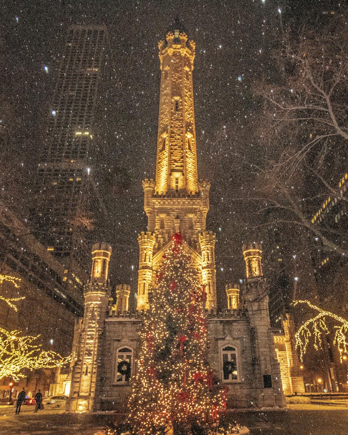 Christmas at Downtown Chicago French Restaurant