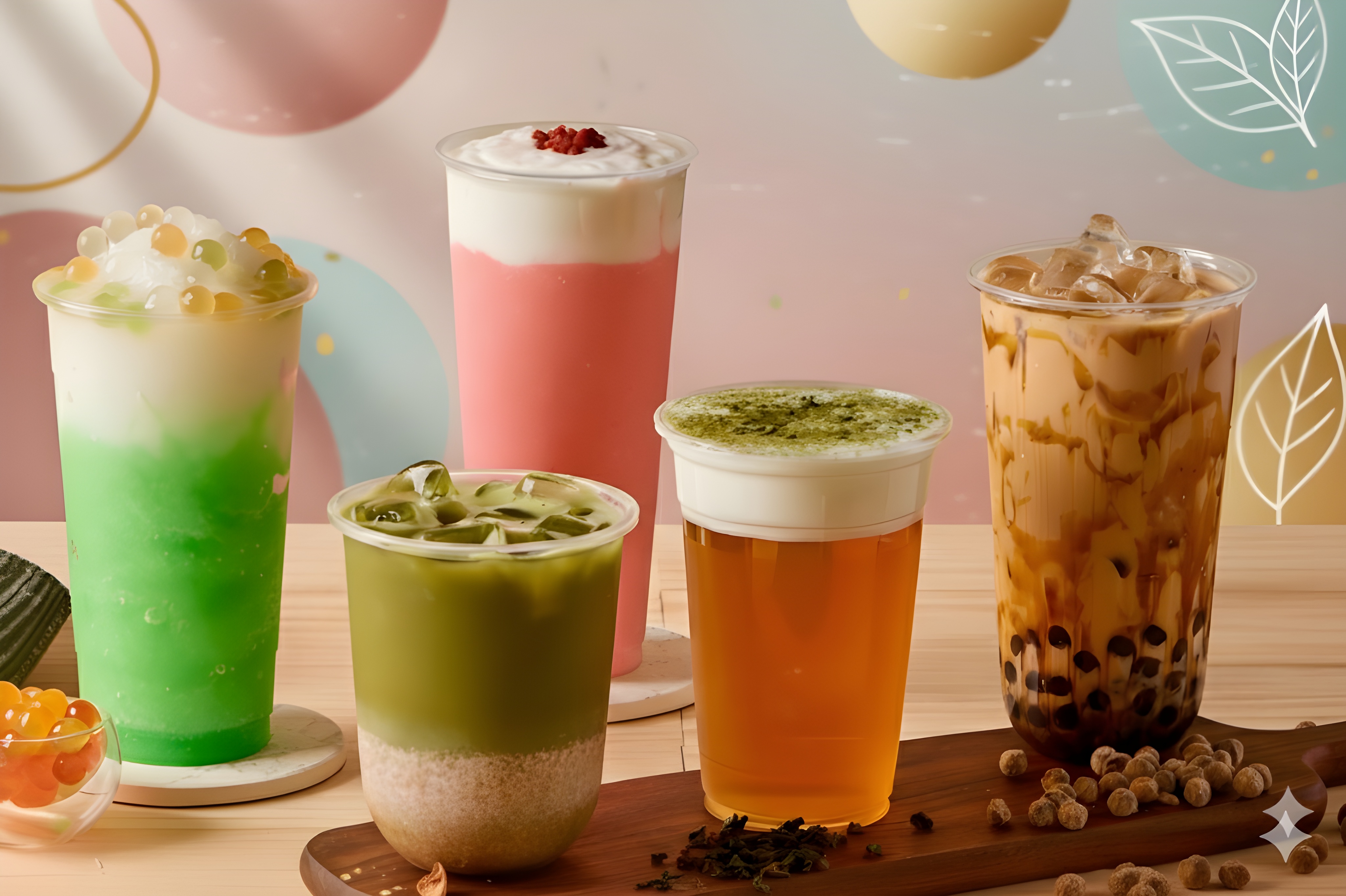 a glass of orange juice next to a cup of coffee