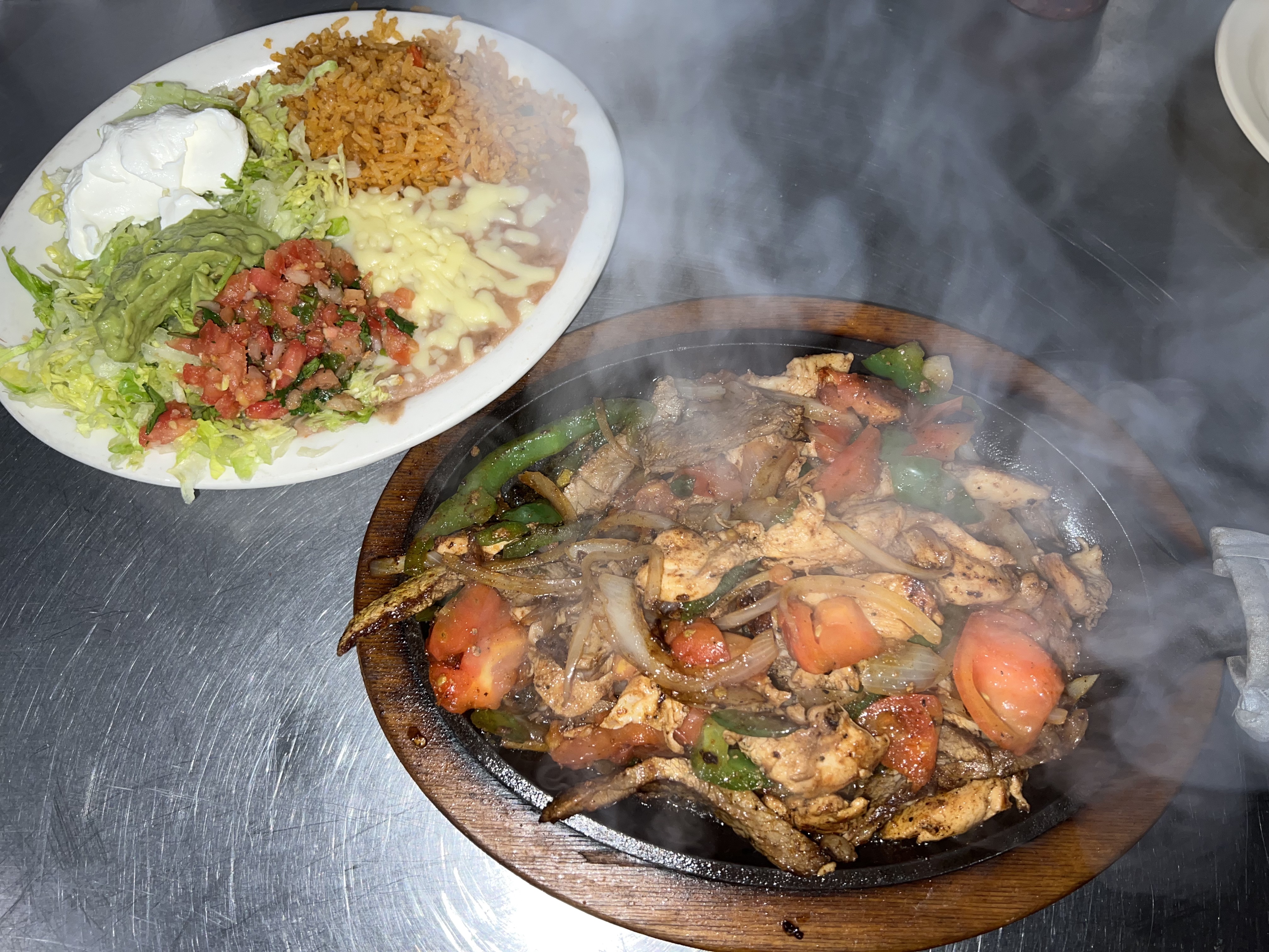 a bowl of food on a table