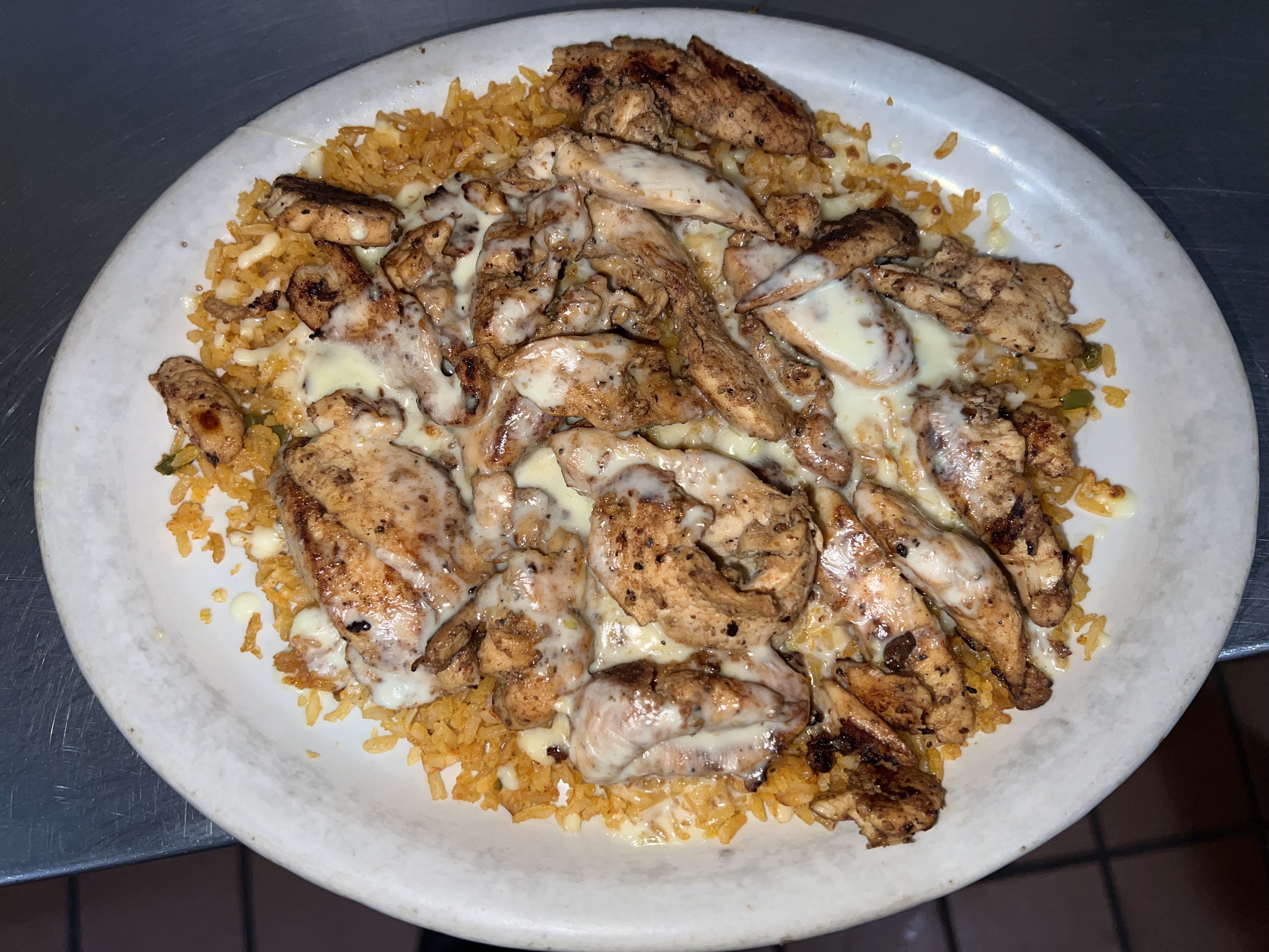 a plate of food