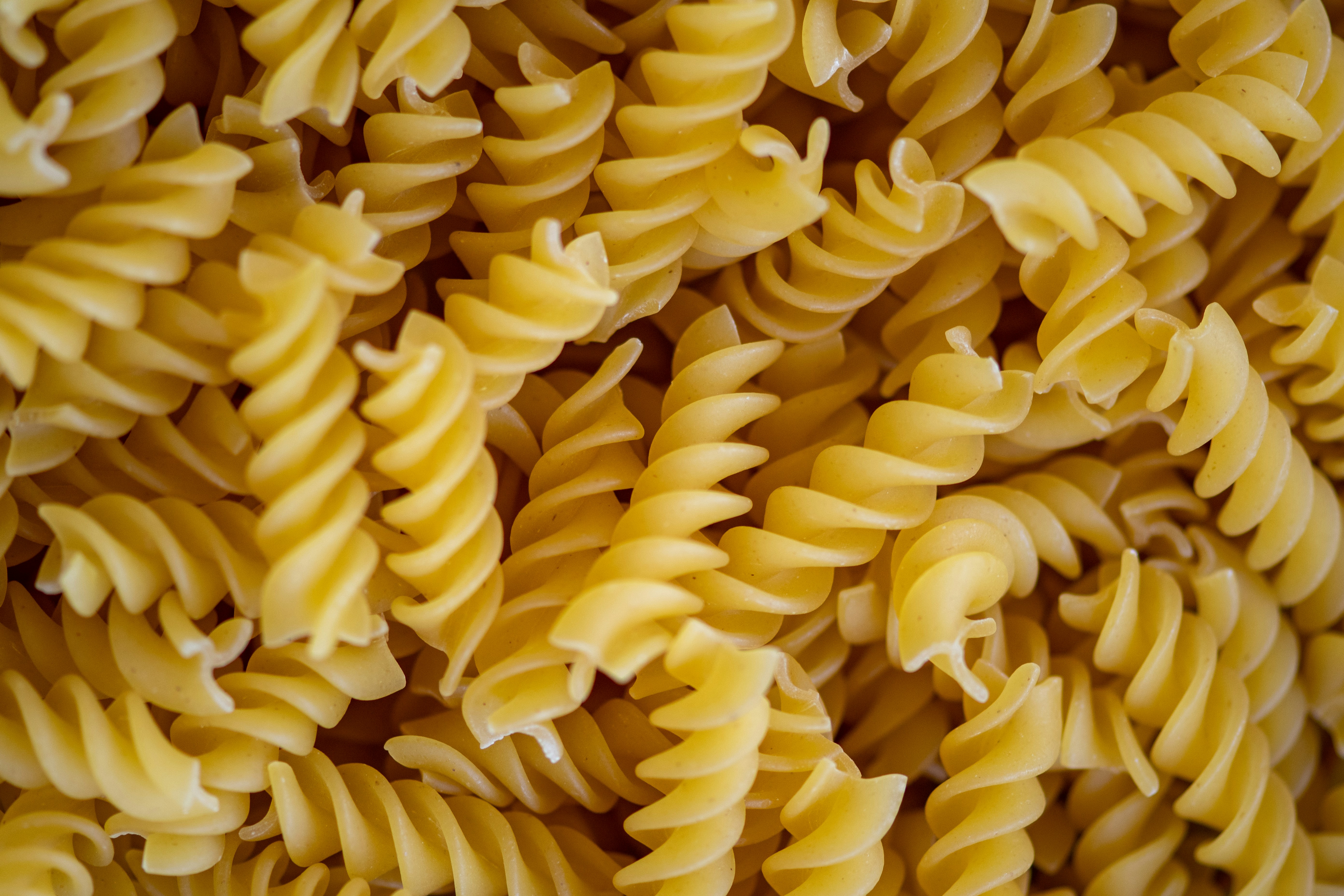a large pile of pasta