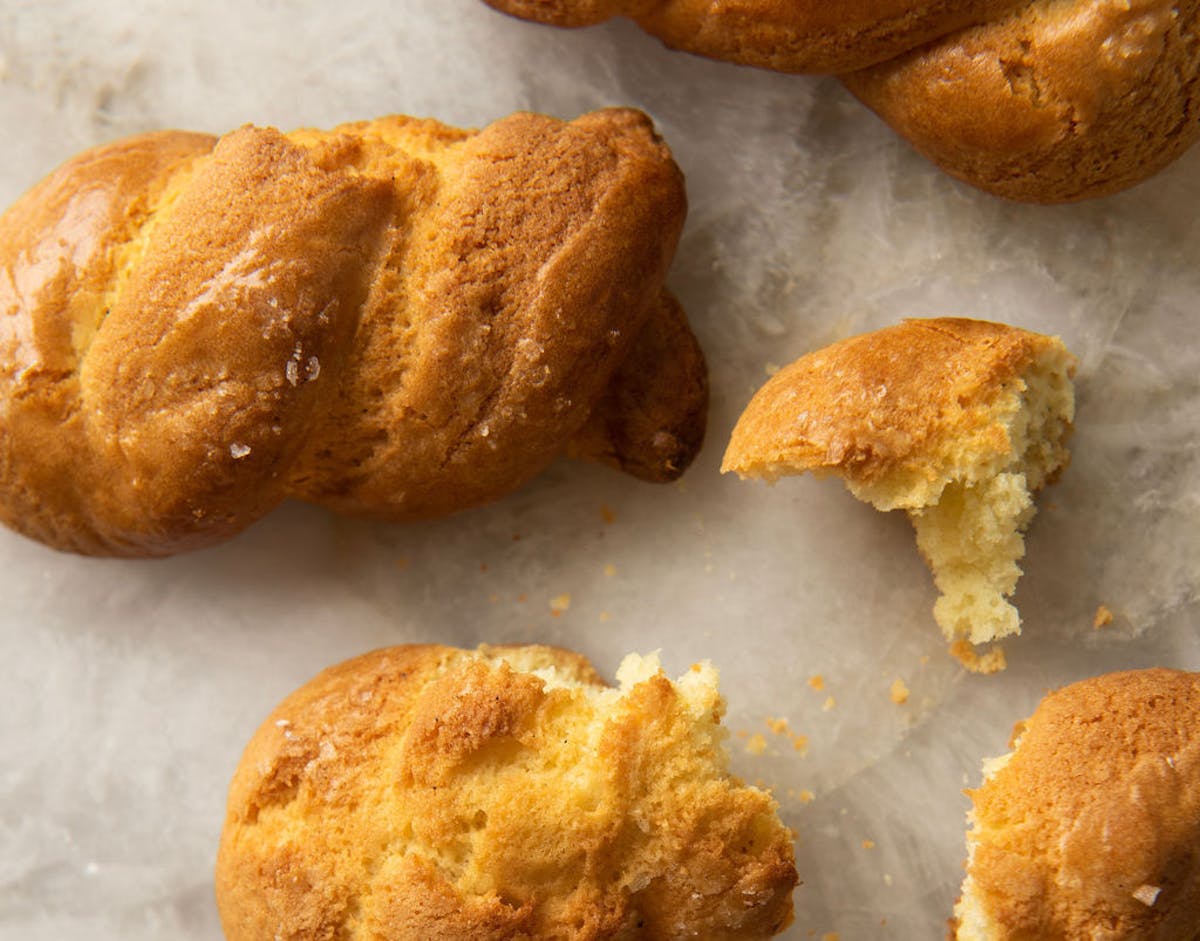 a photo of Greek butter cookies