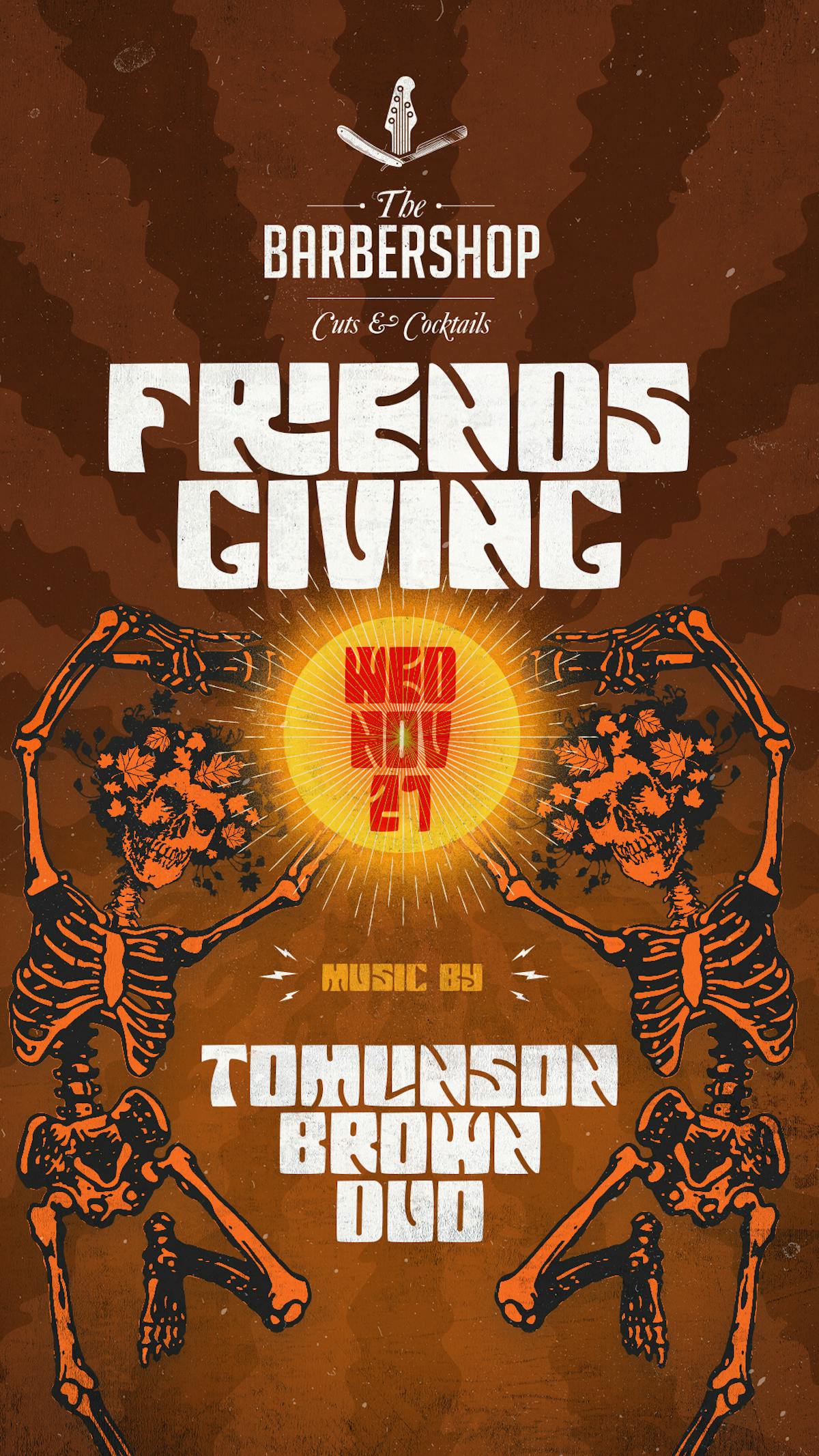 On Wednesday, November 27th, we’re bringing friends, food, and festive vibes together for a one-of-a-kind Friendsgiving celebration. From live music and specialty cocktails to Thanksgiving-inspired bites, this event is your ultimate pre-Thanksgiving party on the Las Vegas Strip.